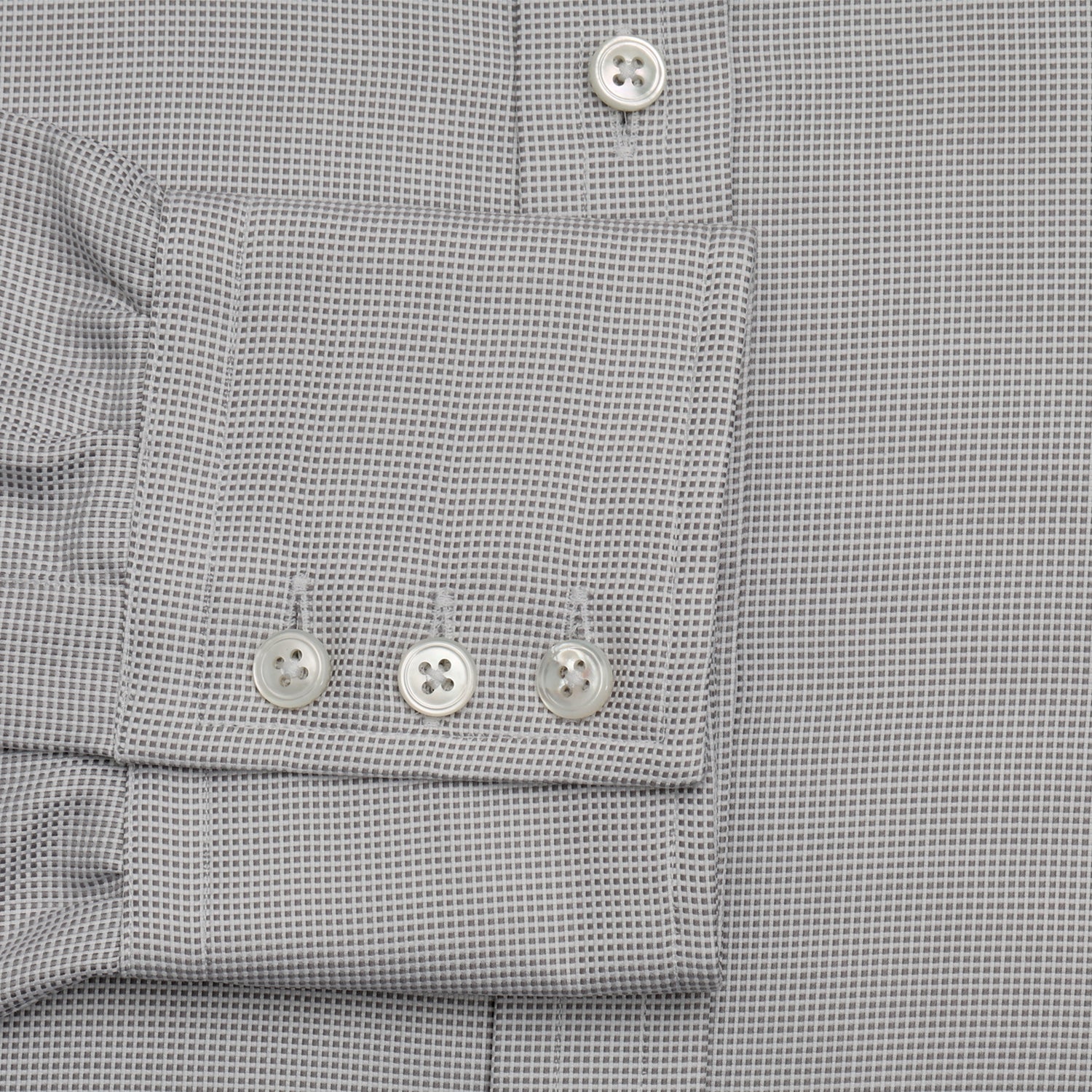 View 3 of product SILVER MULTI-CHECK COTTON REGULAR FIT SHIRT