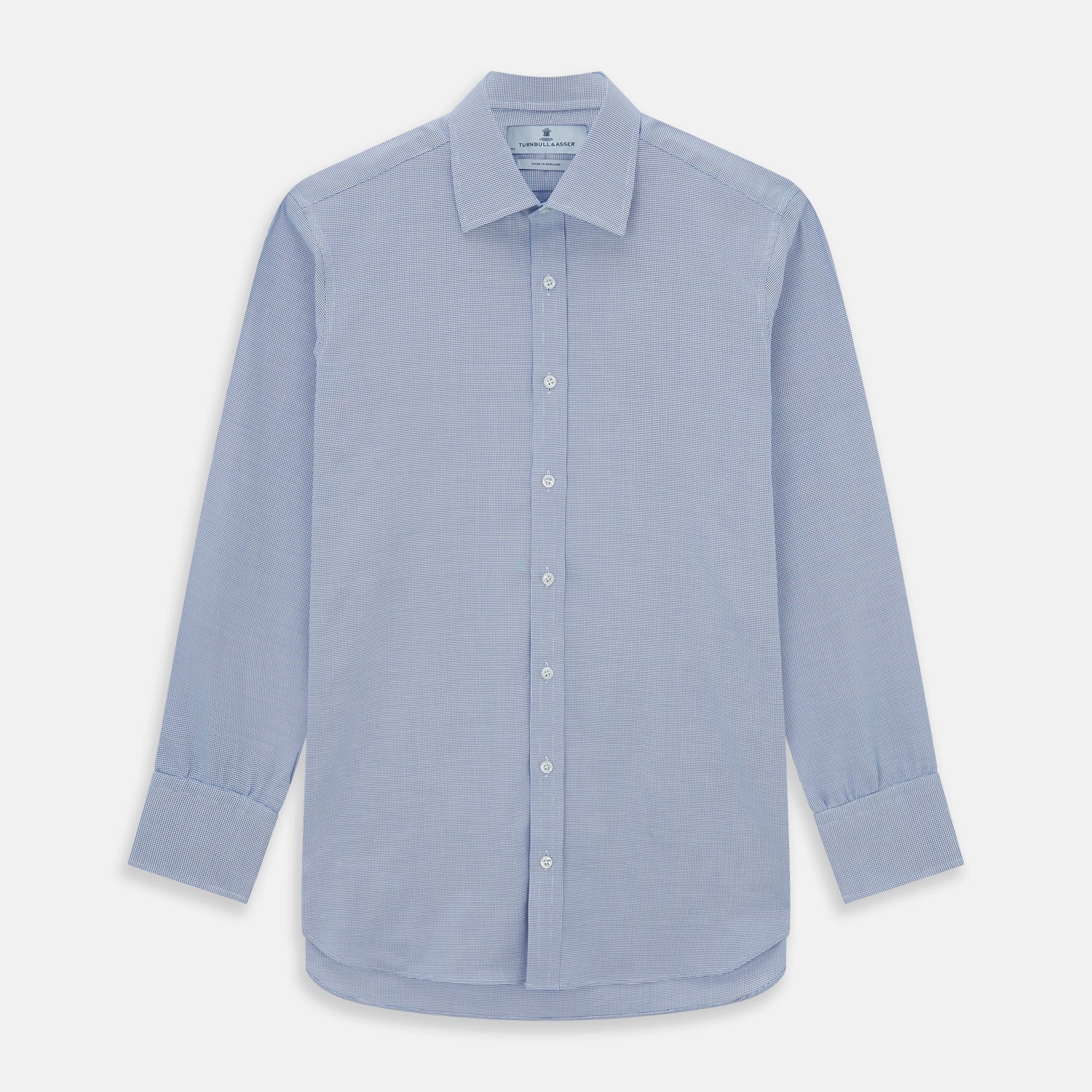 View 1 of product NAVY MULTI-CHECK COTTON REGULAR FIT SHIRT
