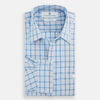View 5 of product Blue Graph Overlay Check Piccadilly Shirt