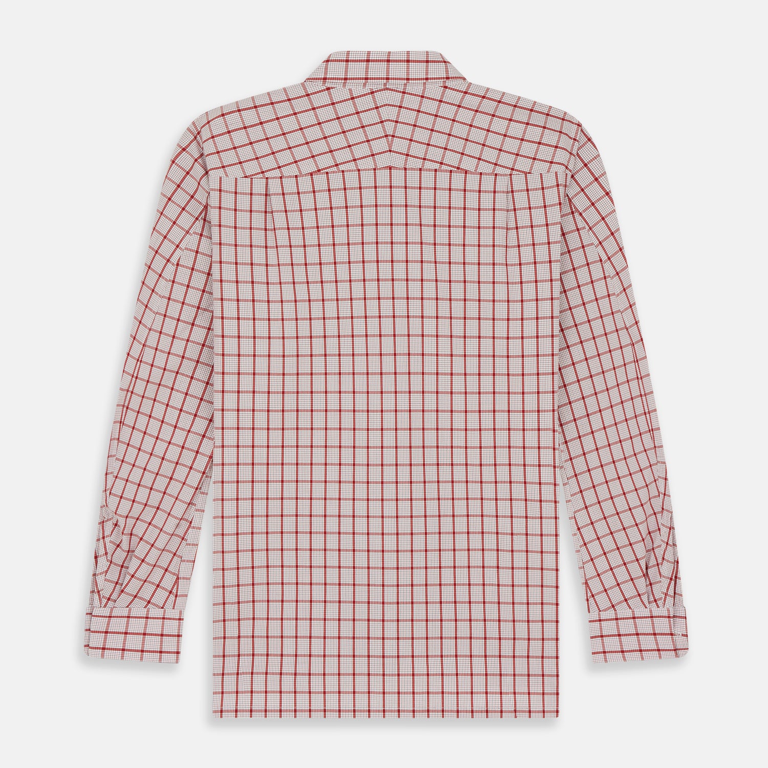 View 6 of product Red Graph Overlay Check Piccadilly Shirt