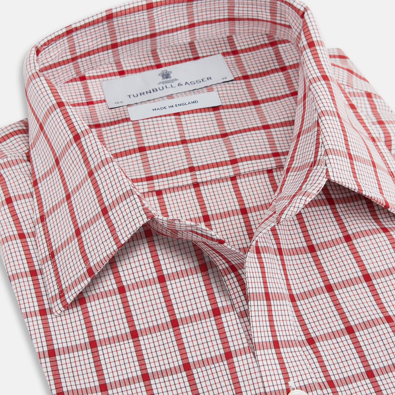 View 2 of product Red Graph Overlay Check Piccadilly Shirt