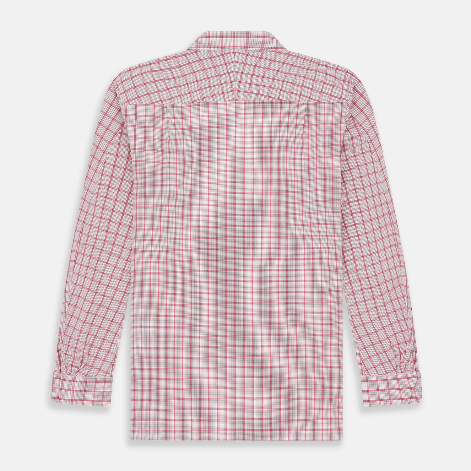 Pink Graph Overlay Check Piccadilly Shirt