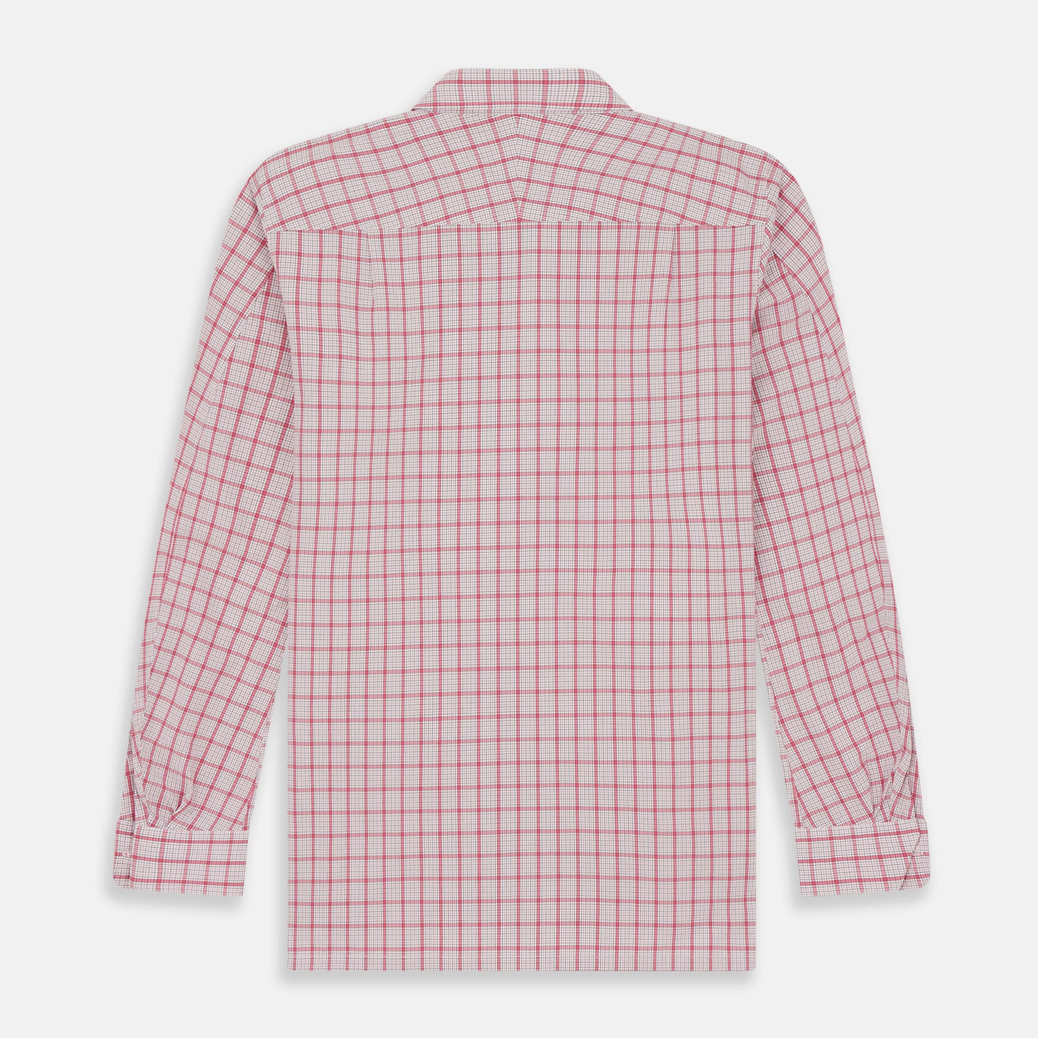 View 6 of product Pink Graph Overlay Check Piccadilly Shirt