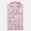 View 5 of product Pink Graph Overlay Check Piccadilly Shirt