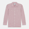 View 1 of product Pink Graph Overlay Check Piccadilly Shirt
