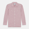 Pink Graph Overlay Check Piccadilly Shirt