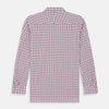 View 6 of product Purple Graph Overlay Check Piccadilly Shirt