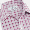 View 2 of product Purple Graph Overlay Check Piccadilly Shirt