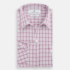 View 5 of product Purple Graph Overlay Check Piccadilly Shirt