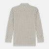 View 6 of product Brown Graph Overlay Check Piccadilly Shirt