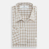 View 5 of product Brown Graph Overlay Check Piccadilly Shirt