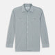 Green Graph Overlay Micro Check Piccadilly Shirt