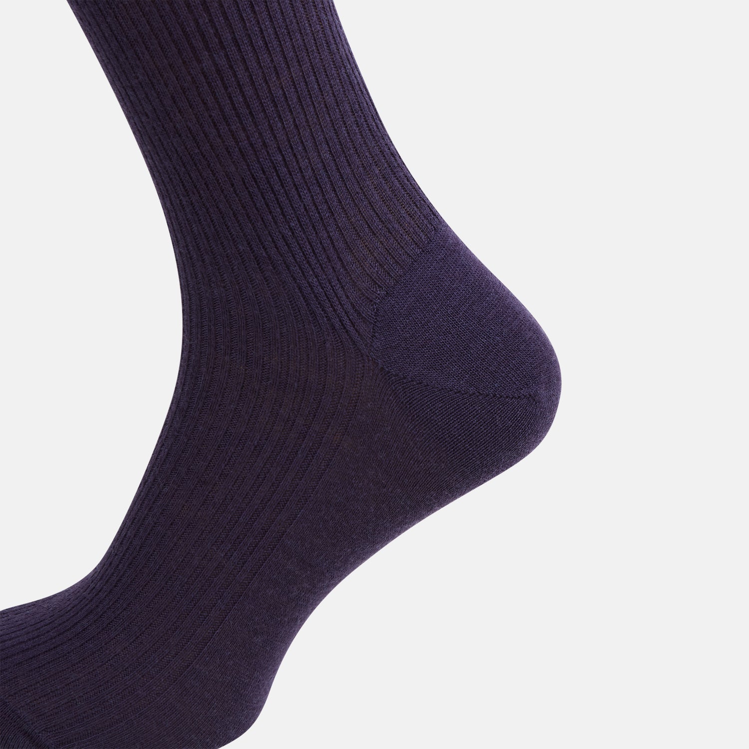 View 4 of product Dark Purple Mid-Length Merino Socks