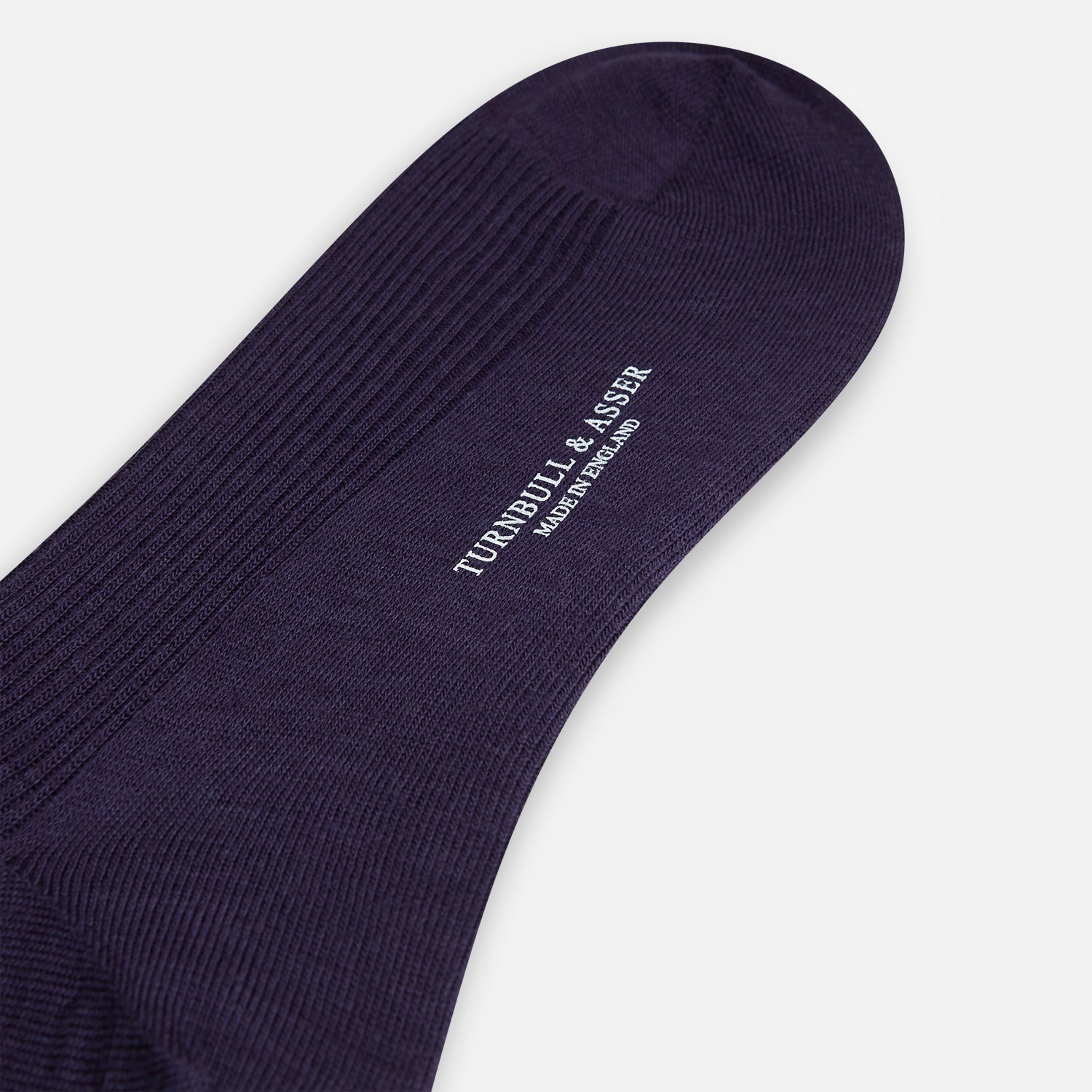 View 3 of product Dark Purple Mid-Length Merino Socks