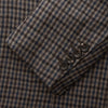 View 4 of product Brown & Blue Check Merino Barrington Blazer