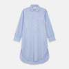 View 1 of product Blue Piped Sea Island Quality Cotton Nightshirt