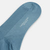 View 3 of product Pale Blue Mid-Length Merino Socks