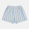 View 1 of product Blue and orange multi-stripe boxer shorts in cotton