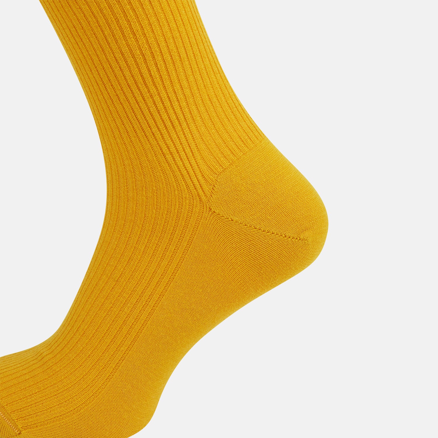 View 4 of product Yellow Mid-Length Merino Socks