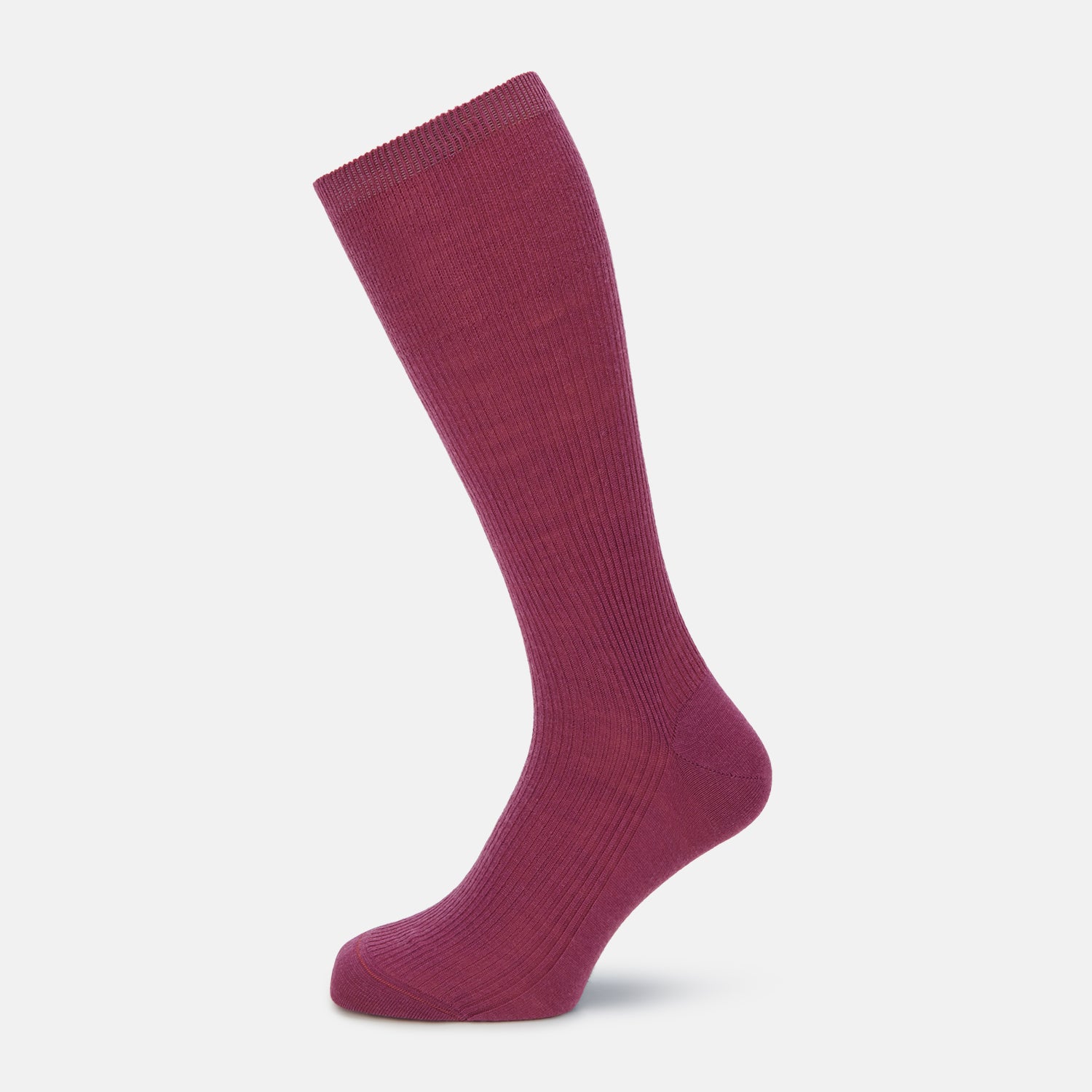 View 1 of product Mauve Mid-Length Merino Socks