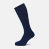 Navy Mid-Length Merino Socks
