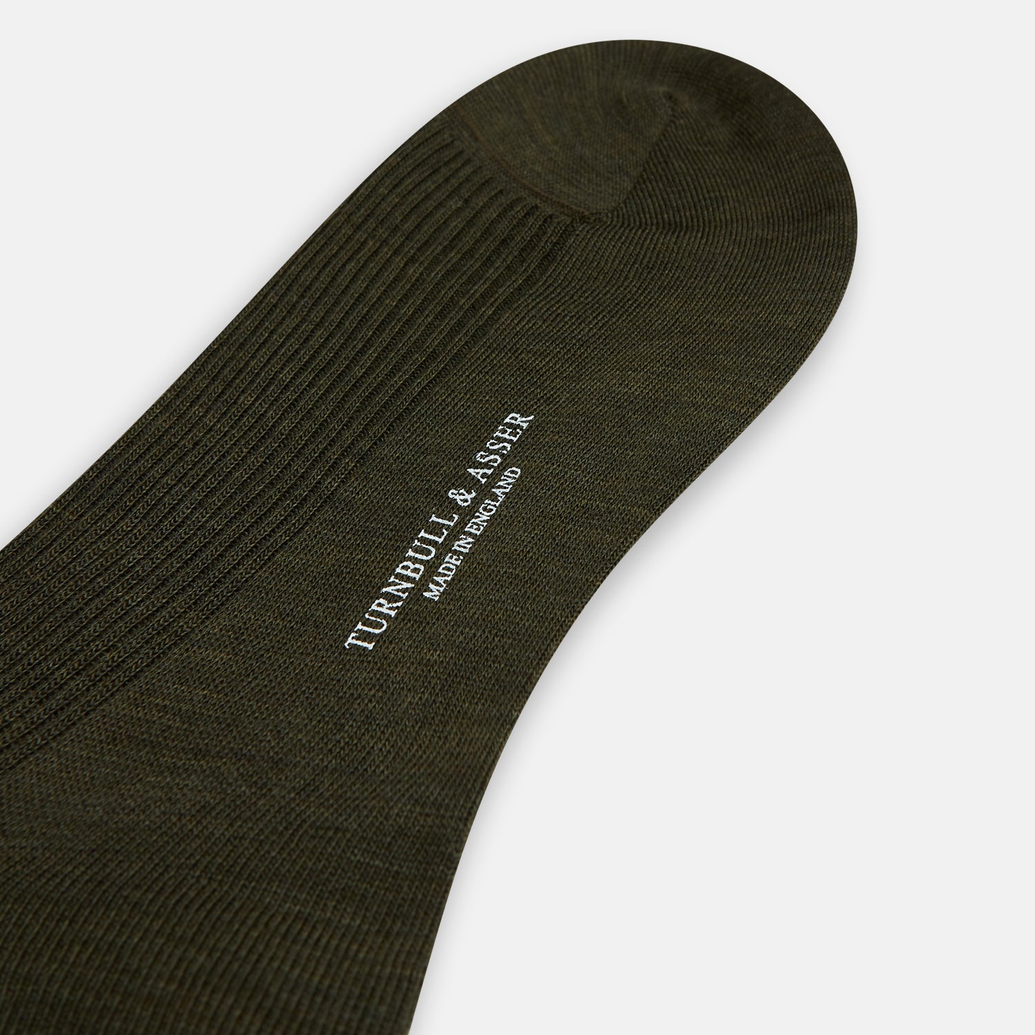 View 3 of product Moss Green Mid-Length Merino Socks