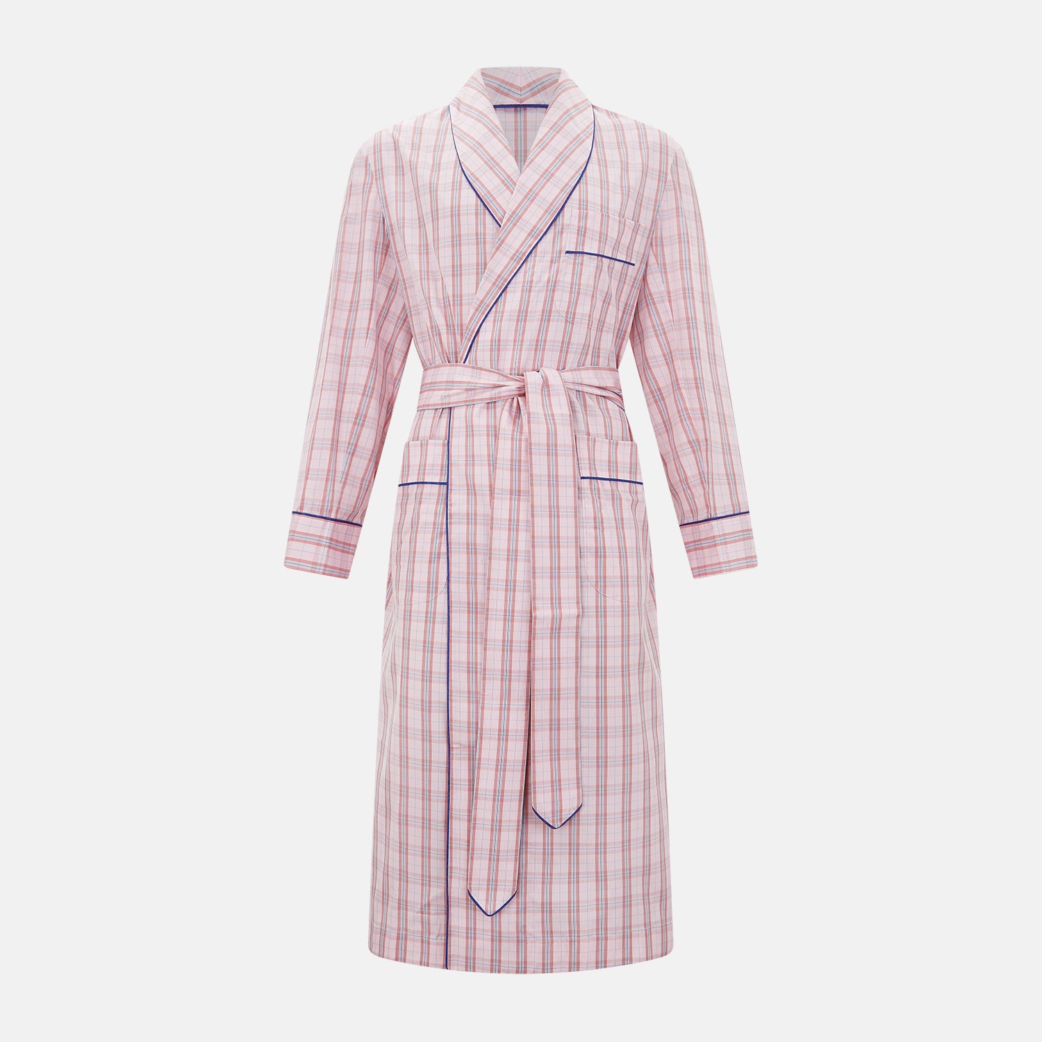 View 1 of product Pink Check Cotton Gown