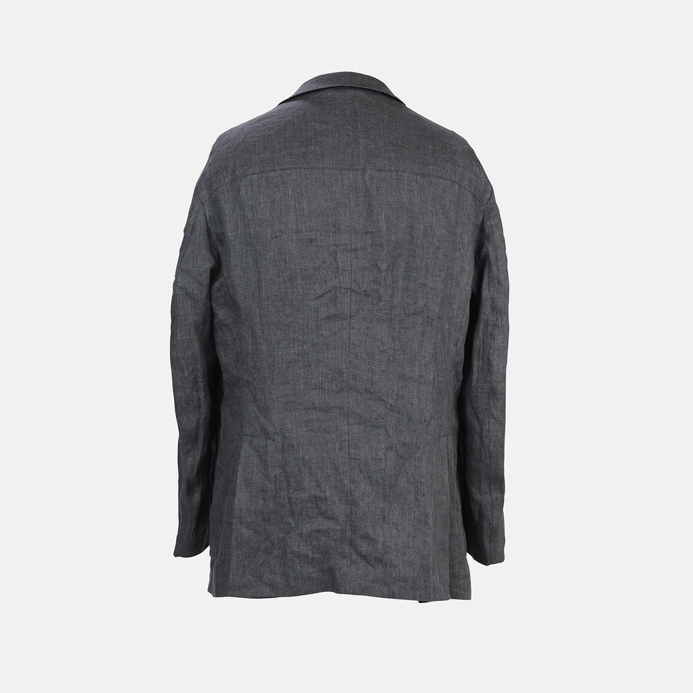 Riviera Ash Oversized Blazer in Linen