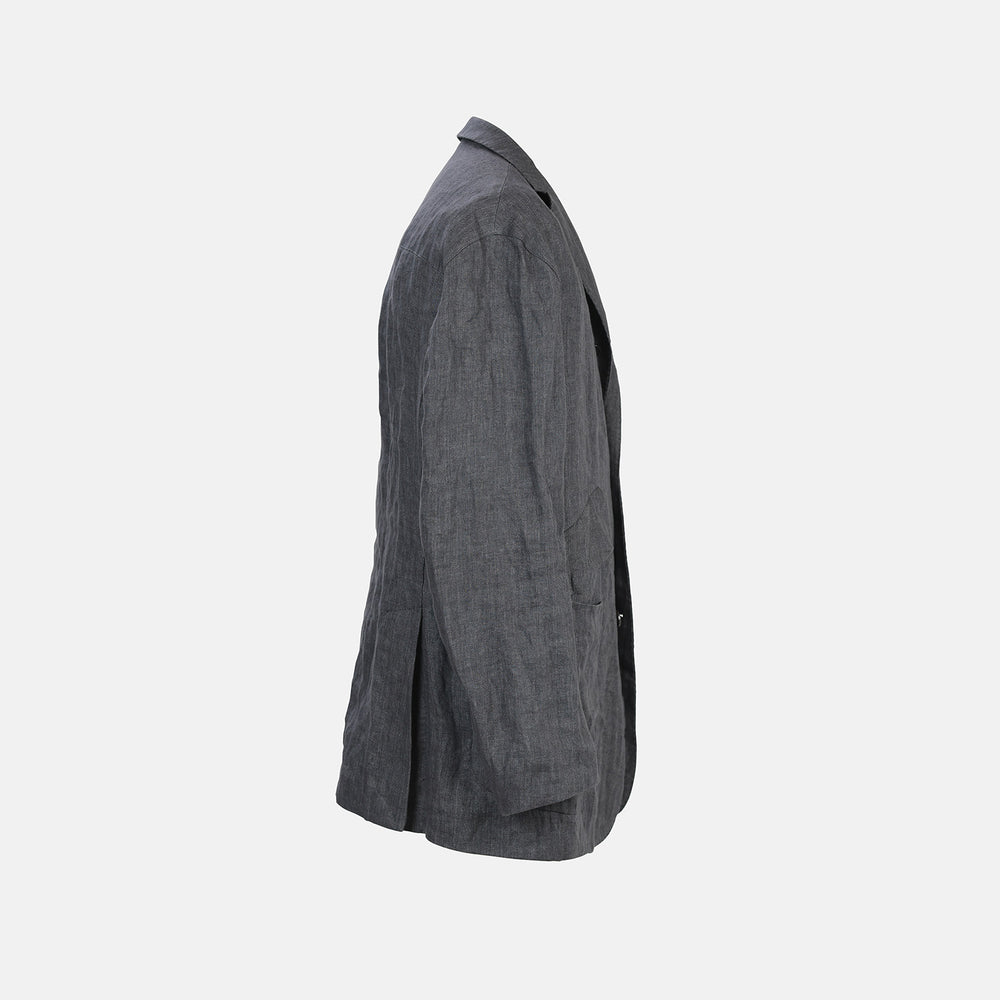 Riviera Ash Oversized Blazer in Linen