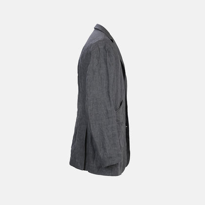 Riviera Ash Oversized Blazer in Linen Image 5