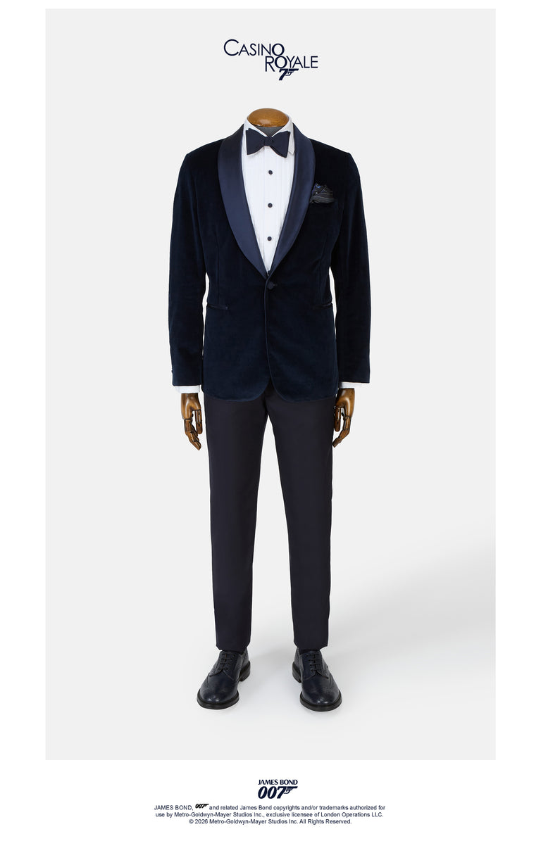 Turnbull & Asser | Mannequin wearing Riviera Dark Chocolate Blazer in Cotton