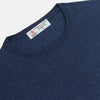 View 2 of product Blue Crew Neck Merino Wool Jumper