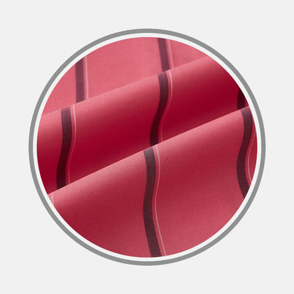 Wide Navy and Pink Stripe Fabric