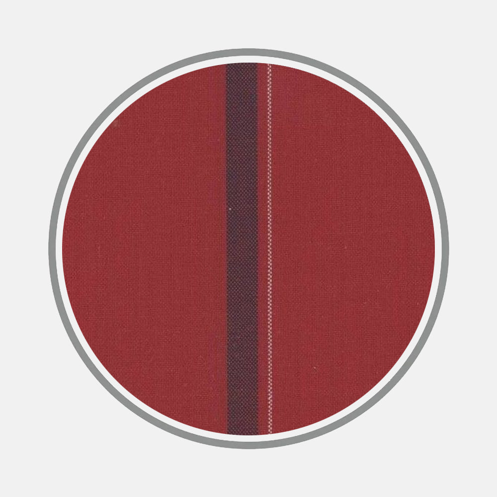 Wide Navy and Red Stripe Fabric 19