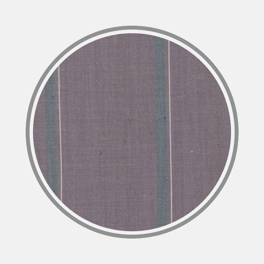 Navy and Faded Burgundy Stripe Fabric 19