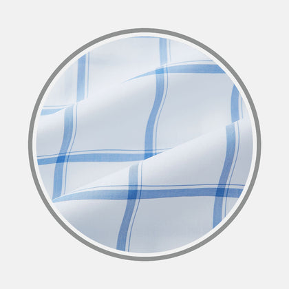 Lilac Grid Check Fabric