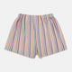 Orange and burgundy Striped cotton boxer shorts