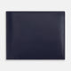 Navy Blue Leather Wallet
