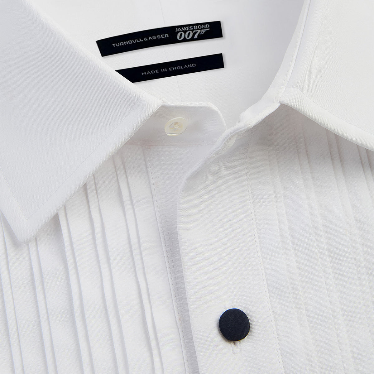 View 8 of product Casino Royale White Dress Shirt in Cotton