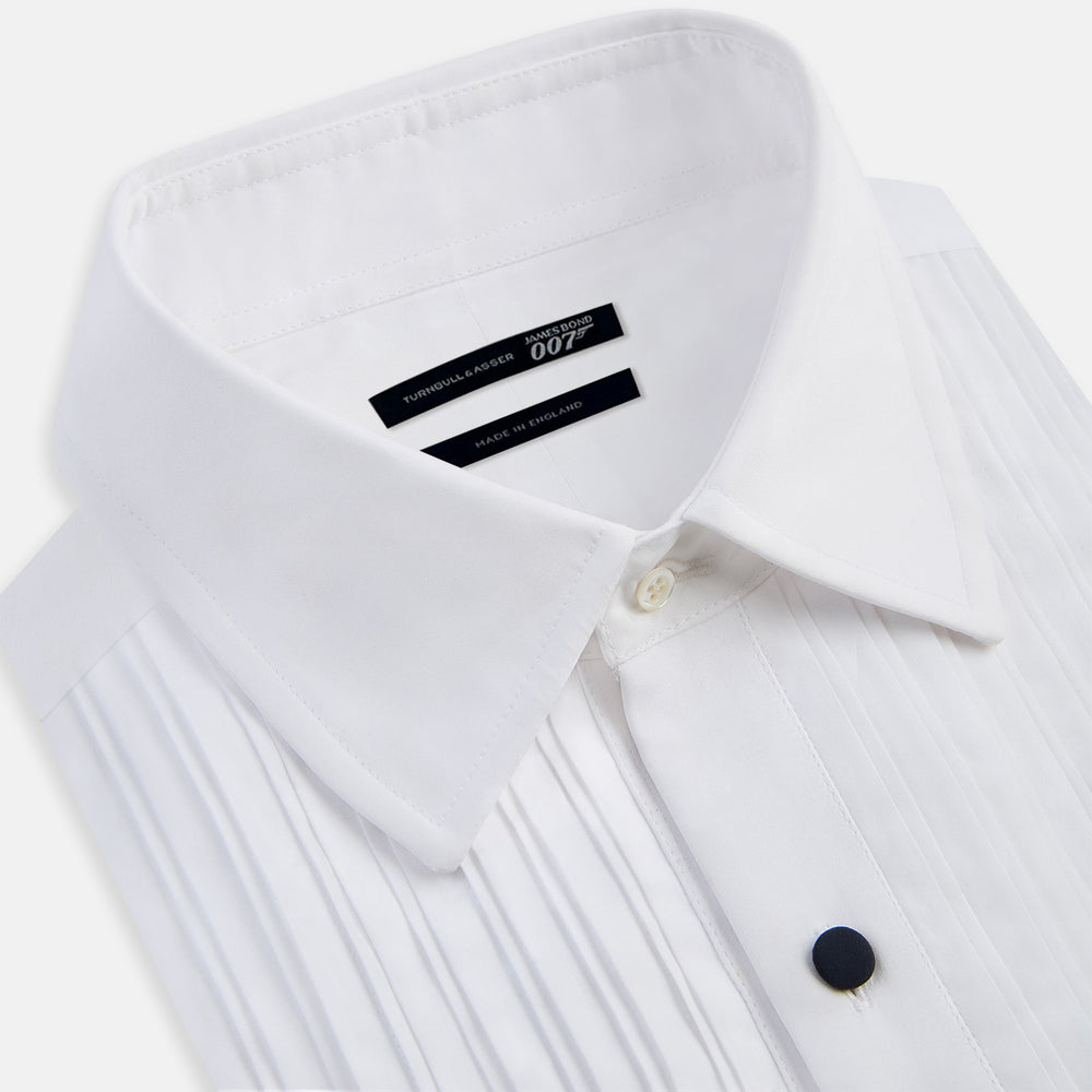 Casino Royale White Dress Shirt in Cotton