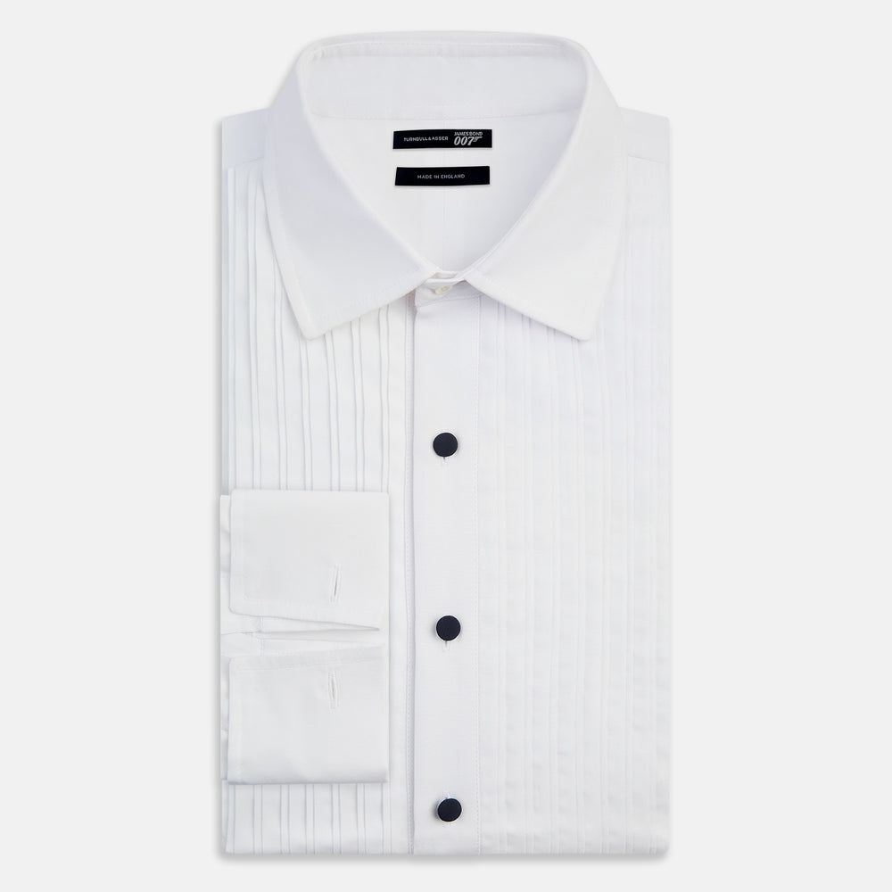 Casino Royale White Dress Shirt in Cotton