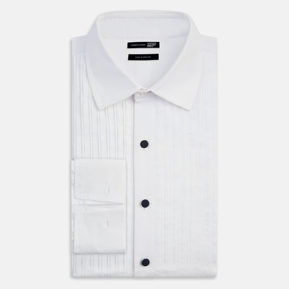 Casino Royale White Dress Shirt in Cotton Image 4