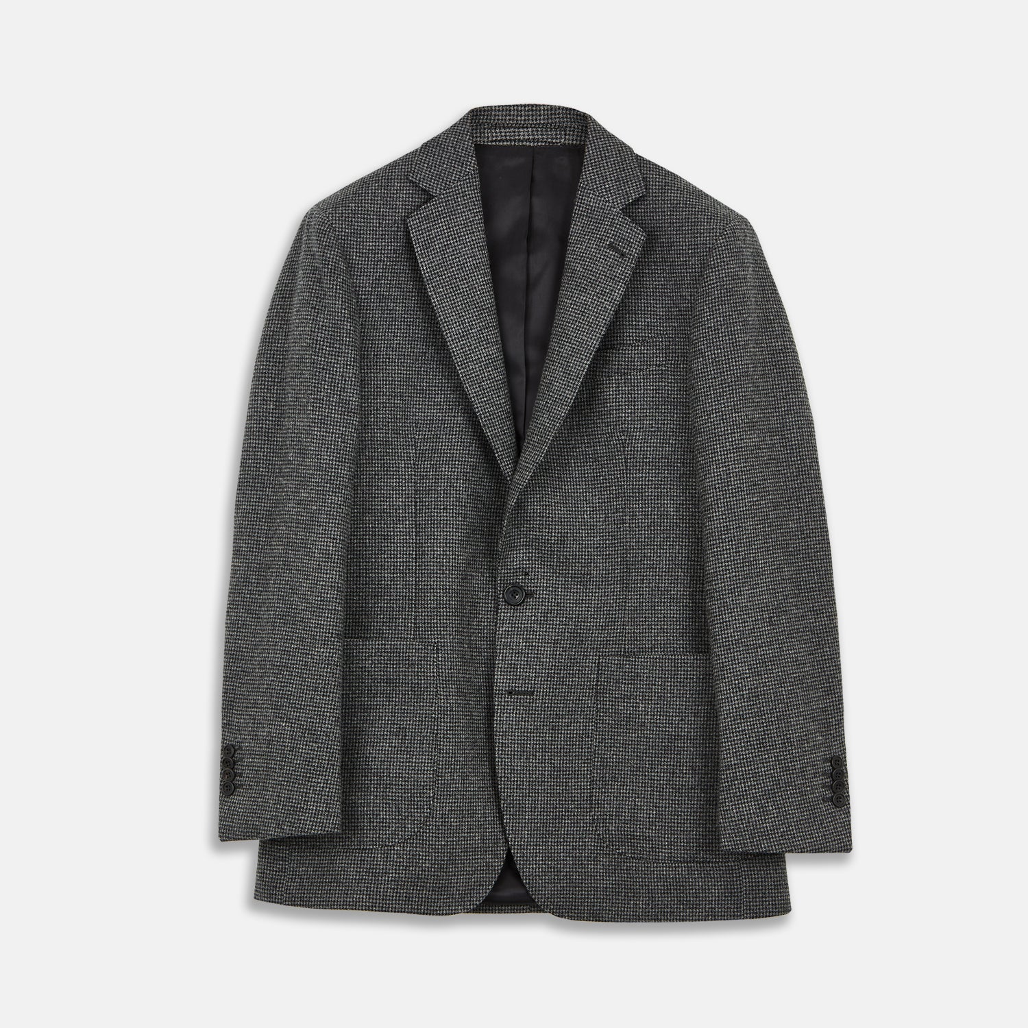 View 1 of product Charcoal Houndstooth Flannel Jacket
