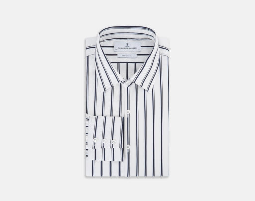 turnbull and asser dress shirts White Sea Island Quality Cotton Shirt with T&A Collar Double Cuffs The Sea Island Quality composition mimics West Indian Sea Islands ultra Turnbull & Asser - Phillips