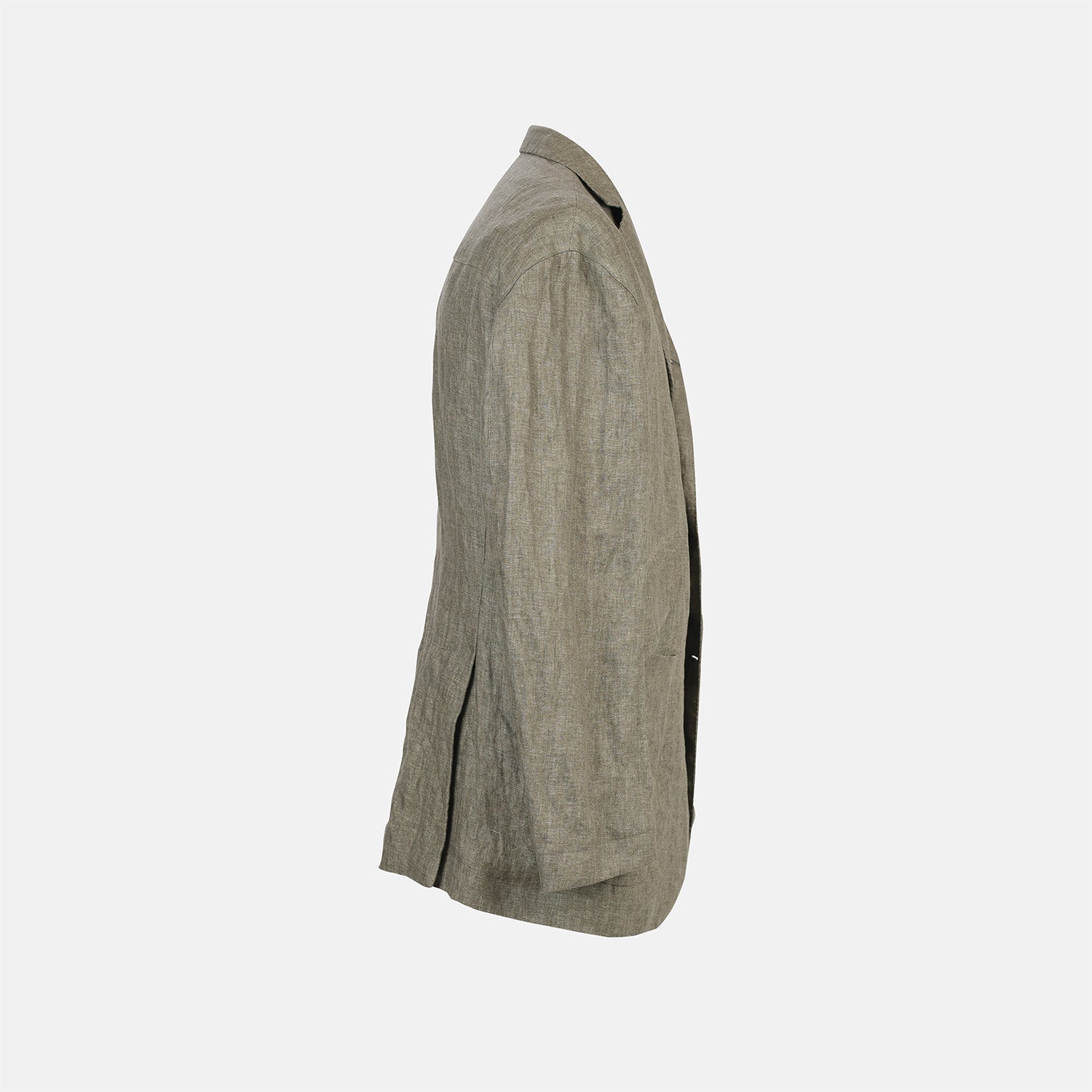 View 5 of product Riviera Olive Oversized Blazer in Linen
