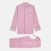 View 1 of product Pink Candy Stripe Cotton Traditional Pyjamas