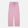 View 7 of product Pink Candy Stripe Cotton Traditional Pyjamas