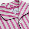 View 4 of product Pink Candy Stripe Cotton Traditional Pyjamas