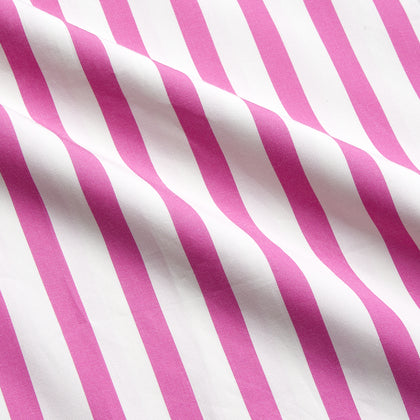 Pink Candy Stripe Cotton Traditional Pyjamas Image 5