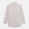 View 5 of product Red Multi Check Regular Fit Cotton-Cashmere Shirt with T&A Collar and 3 Button Cuffs